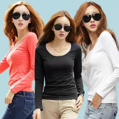 China Wholesale Custom Anti-Wrinkle Elastic Plus Sleeve Women's T-Shirt Pure White Casual Women's Short Sleeve Anti Pilling Along for sale