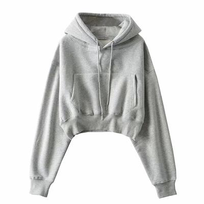 China Women's Comfort Winter Drawstring Hoodie Pullover Sweatshirt Anti-Shrink With Pocket for sale