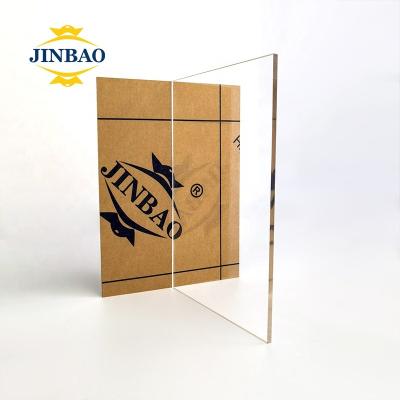 China Good Mechanical Performance JINBAO Customized Clear Decorative Cast Acrylic Sheet 3mm 4mm 5mm 1220*2440 For Window for sale