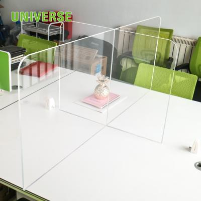 China UNIS Selling High Quality Whole Size Best Acrylic Desk Divider On Table Customized for sale