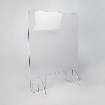 China Universe Handmade Custom Acrylic Barriers Separator Clear Acrylic Shelf Divider Panels For Desks for sale