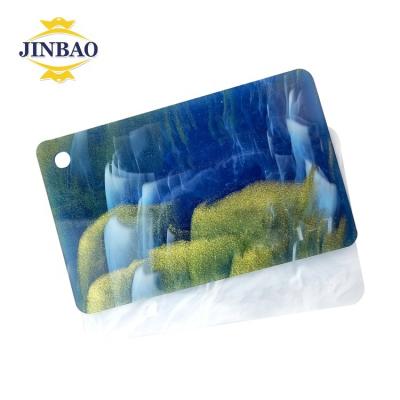 China Good performance factory JINBAO sheets of mechanical color acrylic/3mm glitter acrylic colored acralic plastic marble sheet for sale