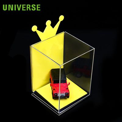 China Europe UNIVERSE Toy Car Storage Large Capacity Kids Baby Clothes Toy Home Sundries Car Box Acrylic Storage for sale