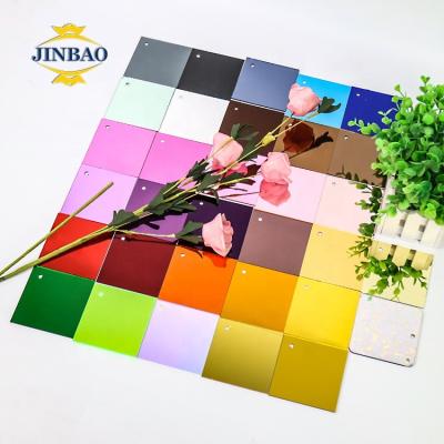 China Mechanical Good Performance JINBAO Factory Wall Home Art Room Bedroom Decorate Sticker Flower 1040x620mm Cast Mirror Acrylic Sheets for sale