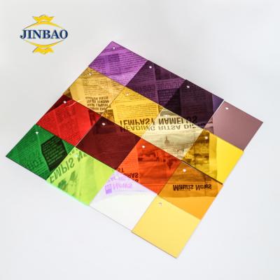 China Good Mechanical Performance JINBAO Factory Colored Acrylic Sheet 3mm Mirror Acrylic Sheet for sale