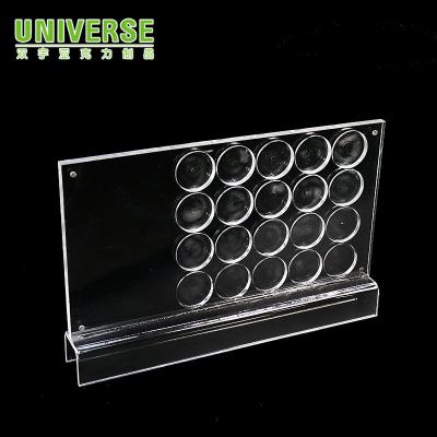 China Custom Handmade Hot Sale UNIS Coin Acrylic Display Case Acrylic Coin Collection Box for sale