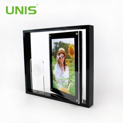 China 2022 Custom Eco-friendly and Handmade United States New Best Hangable Acrylic Standing Photo Stand Frames for sale