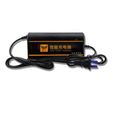 China 48V12AH motorcycle/scooter lead acid battery charger for electric scooter bike mobility bicycle chip patch technology charger for sale