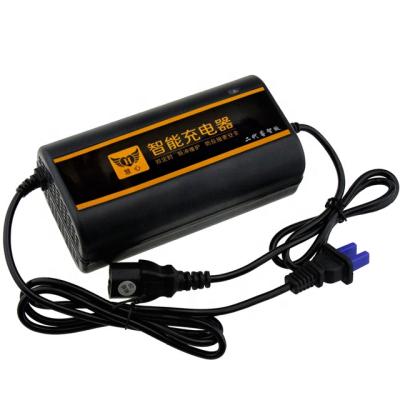 China Motorcycle/scooter 48v20ah lead acid battery charger for electric scooter electric automatic cut-off mobility bicycle smart bike charger output 3A for sale