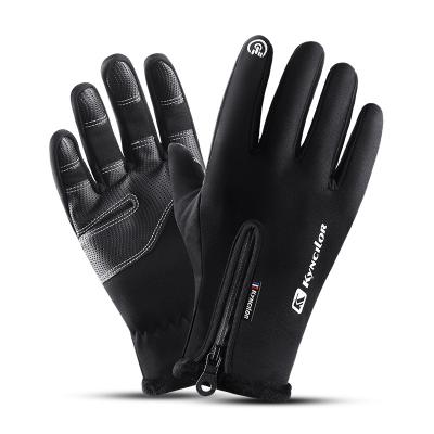 China Hot Sale Winter Thicken Touchscreen Winter Snow Full Finger Gloves Motorcycle Cycling Windproof Riding Gloves for sale