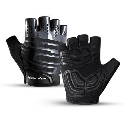 China 2023 Summer Motorcycle Riding Glove Motorcycle Shockproof Breathable Comfortable Anti Slip Gloves Cycling Racing Gloves In Black For Men for sale