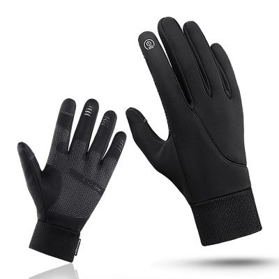 China Comfortable Wholesale Touch Screen Motocross Bike Hand Gloves Recycling Winter Sports Gloves Running Guanti Ciclismo for sale