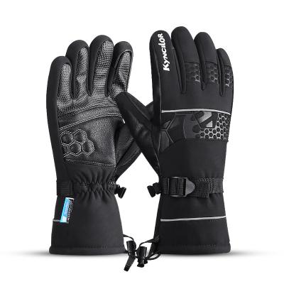 China Custom Waterproof Adjustable Touch Screen Waterpoof Motorcycle Guantes Ski Racing Ski Gloves Ski Gloves for sale