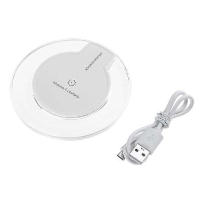 China Gift Promotional Qi Wireless Charger Fast Wireless Charging Pad For K9 Smart Phone for sale