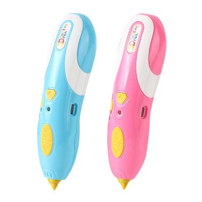 China Lovely 3D Printing Pen, Wireless Children's 3D Graffiti Pen Three-Dimensional Painting Pen Student Gift for sale