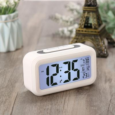 China 3D Radio New Product Led Clock Watch Sunrise Alarm Clock Wireless Charger for sale