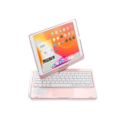 China Wireless For iPad 8 Blue Tooth Keyboard 360 Degree Rotatable With Backlight Wireless Keyboard For iPad10.2/ipad pro10.5/ipad air3 10.5/ for sale