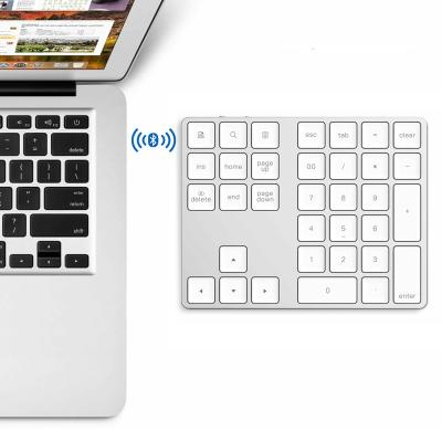 China Tooth 34 Wireless Key Blue Keyboard Wireless Keyboard Compatible For iPad Mac Samsung Surface xiaomi Tablet Laptop Desktop for sale