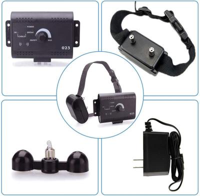 China Portable Pet Cable Restraint System Electric Stored In Ground Dog Fence Device Rechargeable Dog Wireless Electric Fence for sale