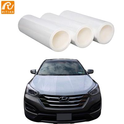 China Blanco anti de la película protectora del rasguño del vinilo del coche del PE para Marine Interior Accessory en venta