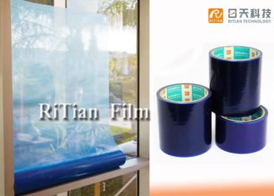 China Anti Scratch Window Glass Protection Film PE Material Abrasion Resistant for sale