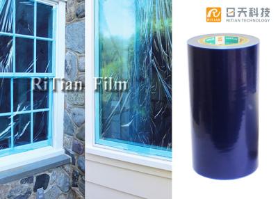 China RH05008BL windows Glass Protective Film Polyethylene Protective Film Easily Hand Tearable for sale