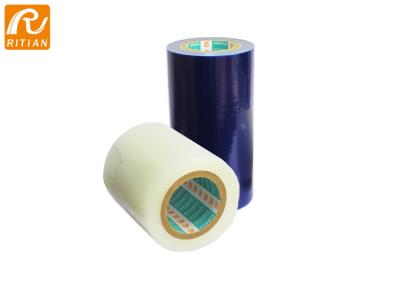 China Good Stickiness PE Protective Film 30-100 Mic Thickness 1.24m X 200m Solvent Resistance for sale