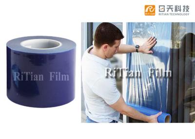 China Película temporal de la protección del vidrio de la ventana, película ultravioleta anti del polietileno para Windows en venta