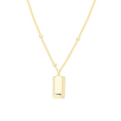 China CLASSIC premium luxury chain necklace necklace women's gold niche design niche gold light brick temperament soft personality CLASSIC for sale