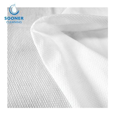 China [20 Days Delivery]Polyester Spunlace Fabric 40gsm Viscous Nonwoven Spunlace Nonwoven Fabric For Wet Wipes for sale