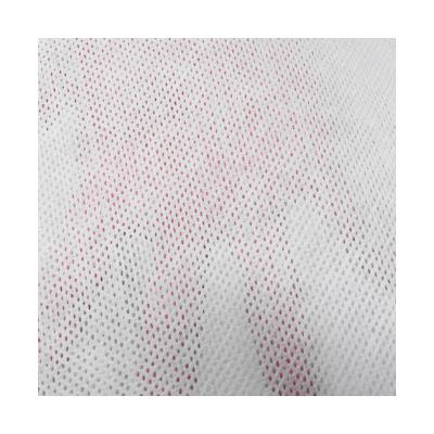 China Durable Polyester 40-100gsm Viscous Mesh Spunlace Nonwoven Fabric Wipes Nonwoven Fabric for sale