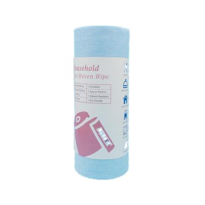 China Sustainable OEM Factory Wholesale Disposable Reusable Cleaning Wipes Cloth Roll In Kitchen for sale