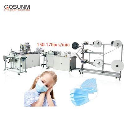 China High Production Efficiency GOSUNM Full Face Mask Machine Child Size Automatic Face Mask Making Machine Kids Mask Making Machine for sale