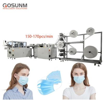 China Factory Manufacture 170pcs/min Automatic Disposable Face Mask Machine Surgical Mask Machine Respiratory for sale