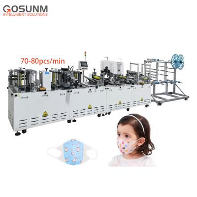 China energy & GOSUNM 2021 Pulling machine kn95 automatic mask making kids face mask machine for sale