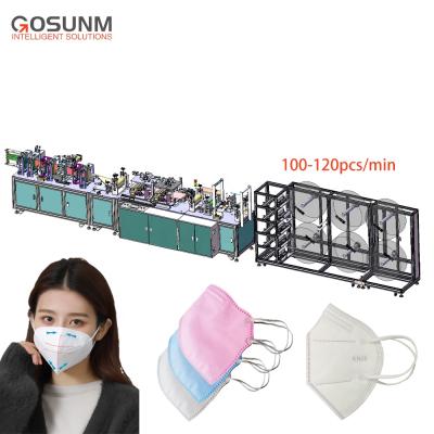 China energy & Factory hot sale kn 95 mining mask making machine with CE certificates N 95 mask welding machine for sale