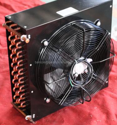 China Air cooled copper condenser used for cold room refrigeration unit 0.6~54KW for sale