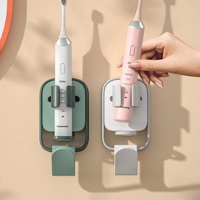 China Viable Hanger Hole Electric Toothbrush Induction Gravity Wall Hanging Rack Free Toilet Couple Storage Rack for sale