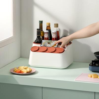 China Viable Multifunctional Large Space Kitchen Seasoning Box Set Storage Pepper Bottle Daily Seasoning Seasoning Box Wholesale for sale