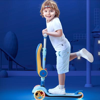 China Portable Adjustable Band CL Kids Scooter With Seat And 3 Wheels Kids Kick Scooter for sale