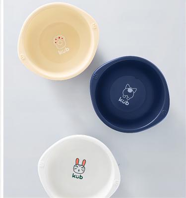 China KUB Wash Basin Kids Rabbit Wash Basin Portable Travel Plastic Baby Bowl for sale