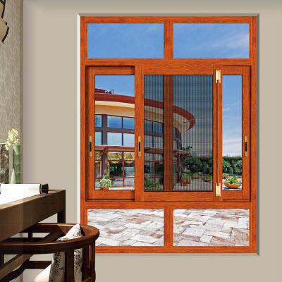 China Waterproof aluminum patio window, aluminum patio door sliding window for sale