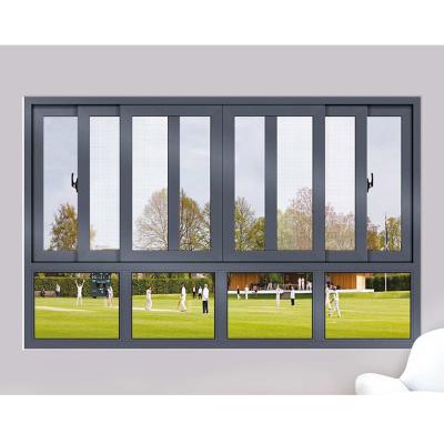 China Sliding High Quality Cheap Aluminum Sliding Window Aluminum Sliding Window System For Villa for sale