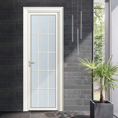 China waterproof & Healthy Insulation& Kitchen Energy Saving Aluminum Decoration Bathroom Toilet Aluminum Glass Swing Door for sale