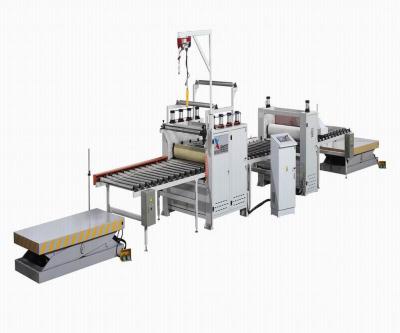 China 4*8 Foot Pneumatic Woodworking Plastic Sheet PVC MDF Laminating Machine for sale