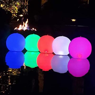 China Float Or Blow In Dimmable LED Pool Float Ball Glow Pool Party Decorations Solar Powered Inflatable Backyard Pond Party Float Or Blow Inflatable Float Or Blow In pool garden in the night lights lamp with outdoor for party swimming pool outdoor air for sale