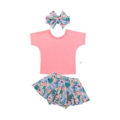 China Bohemian OEM ODM Customize Baby Outfits 3-6 Months Boutique Clothing Sets Summer Clothes for sale