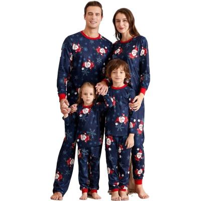 China Mommy and Me Family Familiars QUICK DRY de Noel pijama de navidad Santa Claus Snowflake Pajamas Family Christmas Pajamas for sale