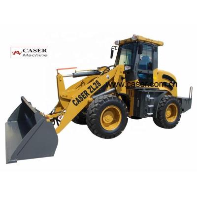 China Qingdao Caser China Factory Wheel Loader CASER ZL28 , 2.8 Tons 2800kg WITH CE for sale