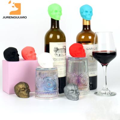 China Decorative Reusable Reusable Beverage Wine Bottle Stopper With Rubber Seal For Wine Glass Charms for sale